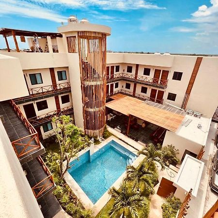 Hotel Manglar Suites Mahahual Bagian luar foto