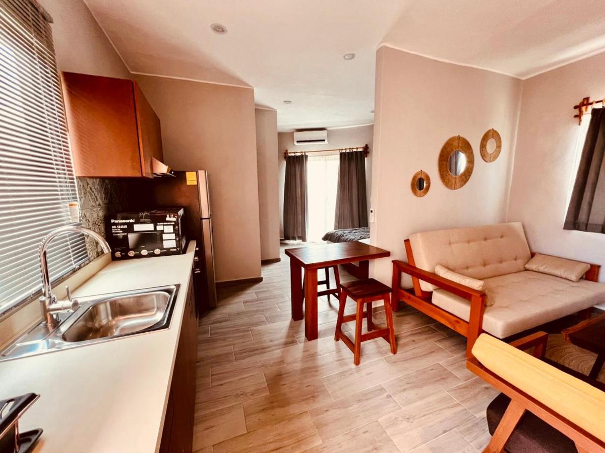 Hotel Manglar Suites Mahahual Bagian luar foto