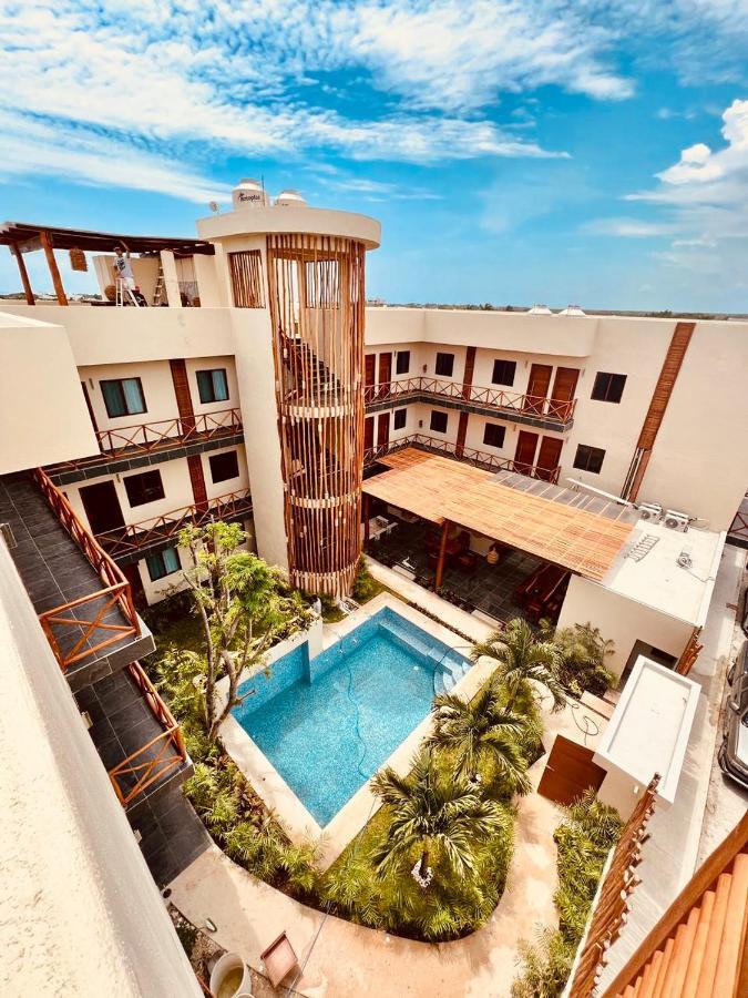 Hotel Manglar Suites Mahahual Bagian luar foto