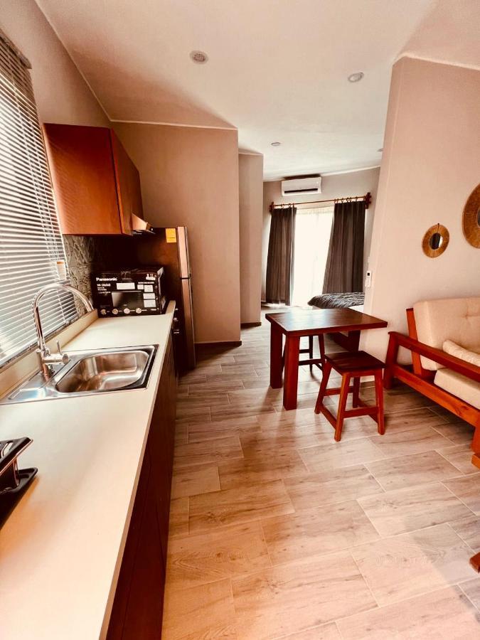 Hotel Manglar Suites Mahahual Bagian luar foto