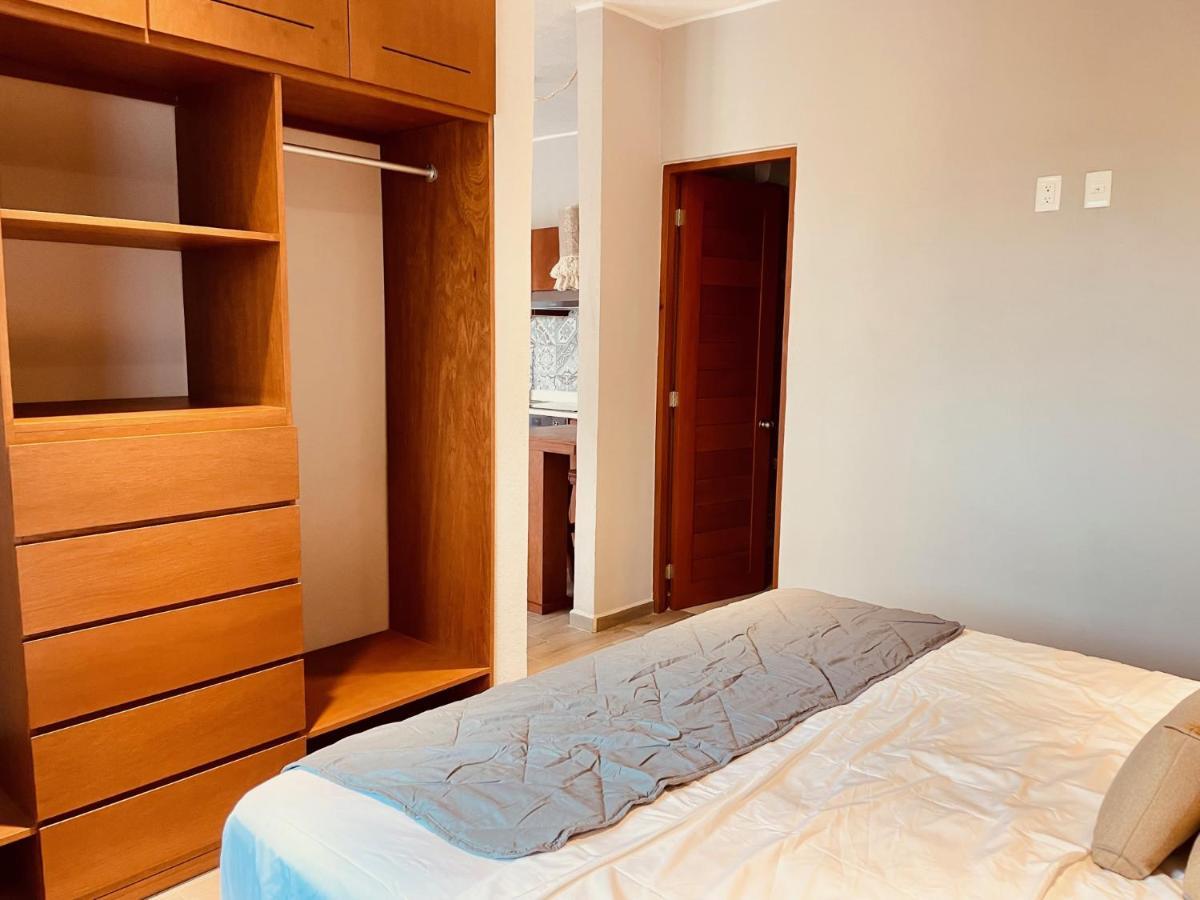 Hotel Manglar Suites Mahahual Bagian luar foto