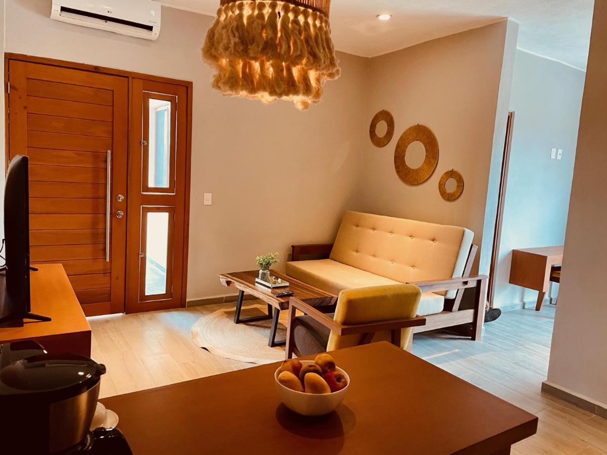 Hotel Manglar Suites Mahahual Bagian luar foto