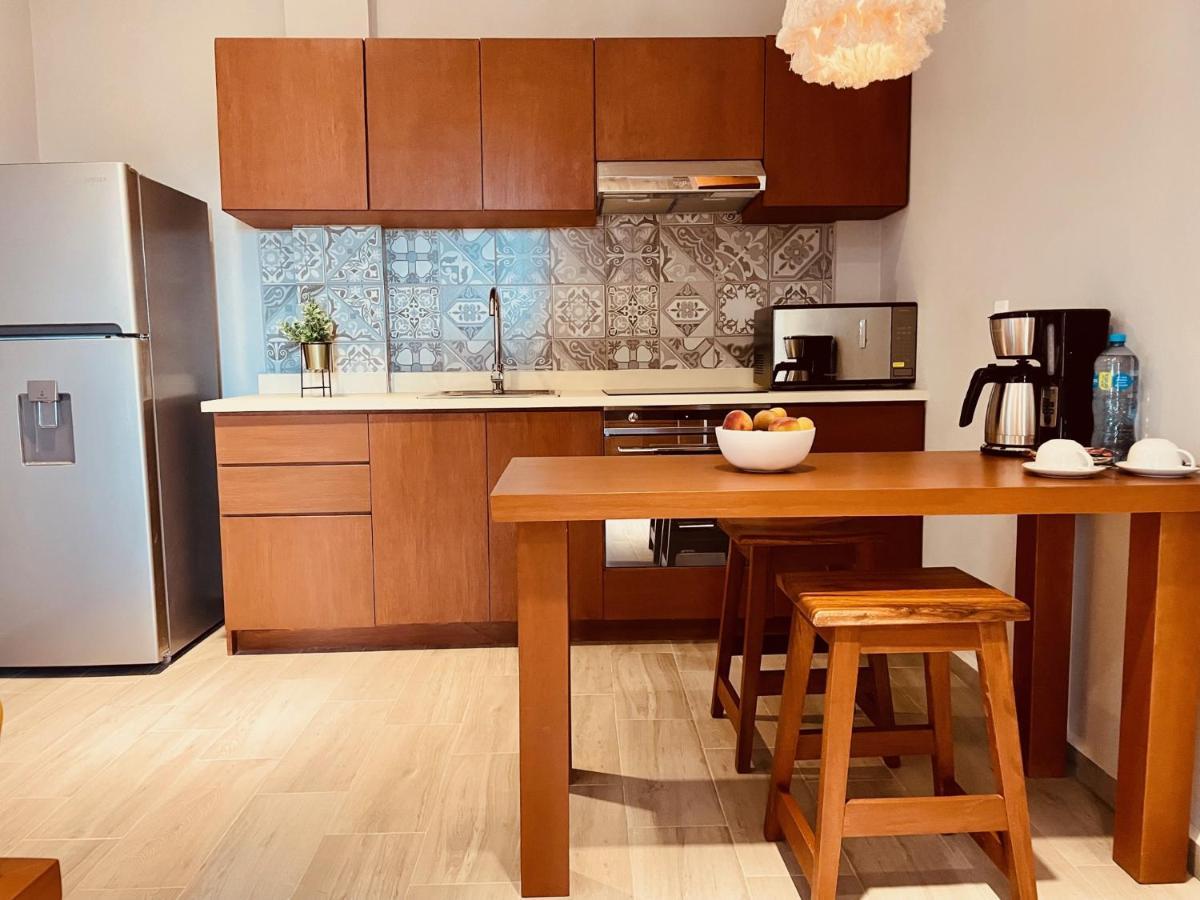 Hotel Manglar Suites Mahahual Bagian luar foto