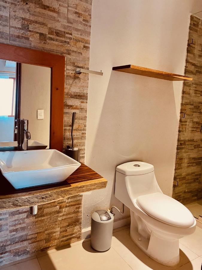 Hotel Manglar Suites Mahahual Bagian luar foto