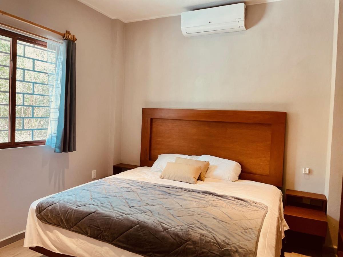 Hotel Manglar Suites Mahahual Bagian luar foto