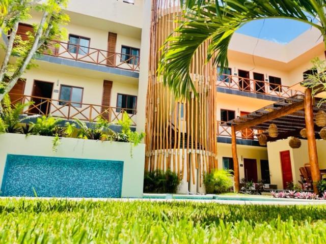 Hotel Manglar Suites Mahahual Bagian luar foto