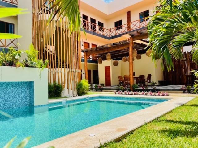 Hotel Manglar Suites Mahahual Bagian luar foto