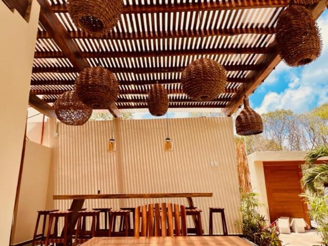 Hotel Manglar Suites Mahahual Bagian luar foto